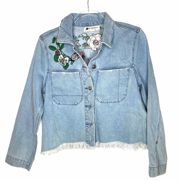 H&M ❤️ Coachella Embroidered Denim jacket - Picture 8 of 10